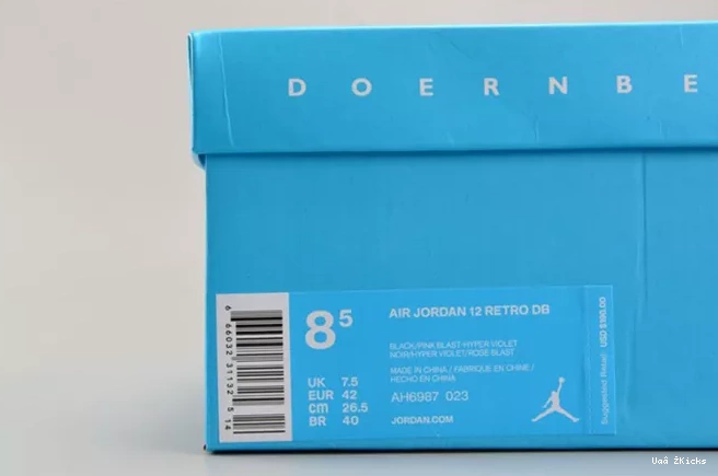 JORDAN mens "DOERNBECHER" AIR 785 12 black UrbanStyle DB RETRO AH6987-023 0818